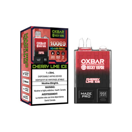 OXBAR - OXBAR Maze Pro 10000 Disposable - Cherry Lime Ice - Psycho Vape