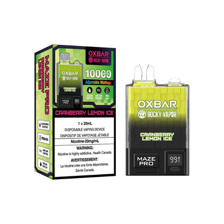 OXBAR - OXBAR Maze Pro 10000 Disposable - Cranberry Lemon Ice - Psycho Vape