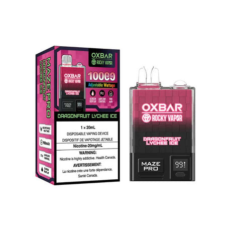 OXBAR - OXBAR Maze Pro 10000 Disposable - Dragon Fruit Lychee Ice - Psycho Vape