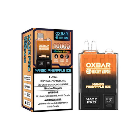 OXBAR - OXBAR Maze Pro 10000 Disposable - Mango Pineapple Ice - Psycho Vape