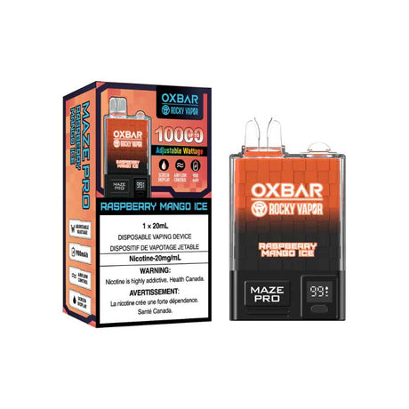 OXBAR - OXBAR Maze Pro 10000 Disposable - Raspberry Mango Ice - Psycho Vape