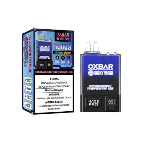 OXBAR - OXBAR Maze Pro 10000 Disposable - Strawberry Raspberry Ice - Psycho Vape