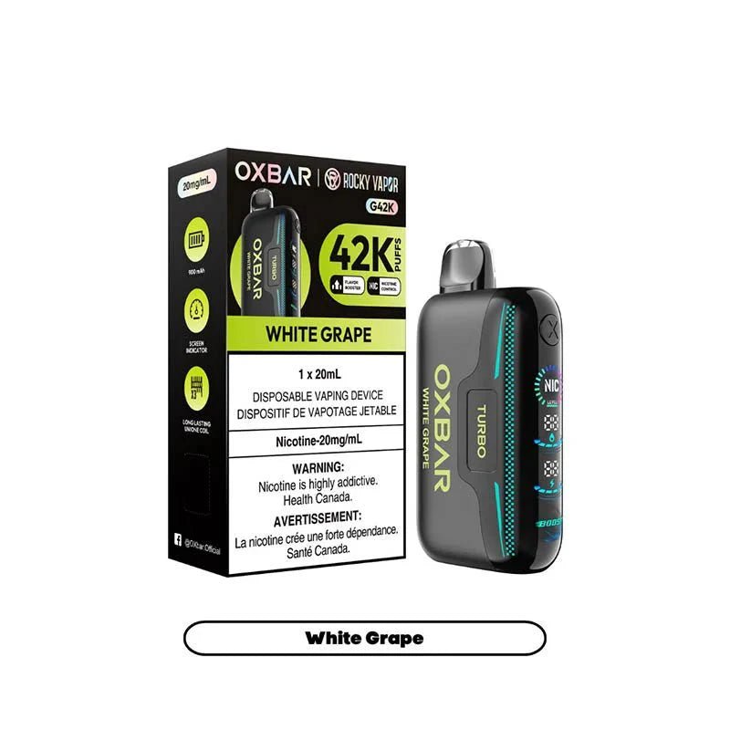 OXBAR - OXBAR G42K Disposable - White Grape - Psycho Vape