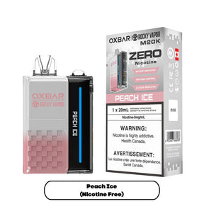 OXBAR - OXBAR M20K Disposable - Nicotine Free - Peach Ice - Psycho Vape