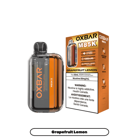 OXBAR - OXBAR M85K Disposable - Grapefruit Lemon - Psycho Vape