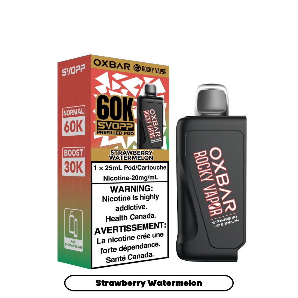 OXBAR - Svopp Rocky Vapor Oxbar 60K {Prefilled Pods} - Strawberry Watermelon - Psycho Vape