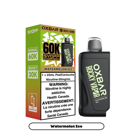 OXBAR - Svopp Rocky Vapor Oxbar 60K {Prefilled Pods} - Watermelon Ice - Psycho Vape