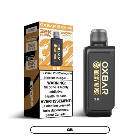 OXBAR - Svopp Rocky Vapor Oxbar [Prefilled Pods] 32K - GB - Psycho Vape