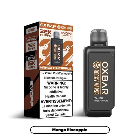 OXBAR - Svopp Rocky Vapor Oxbar [Prefilled Pods] 32K - Mango Pineapple - Psycho Vape