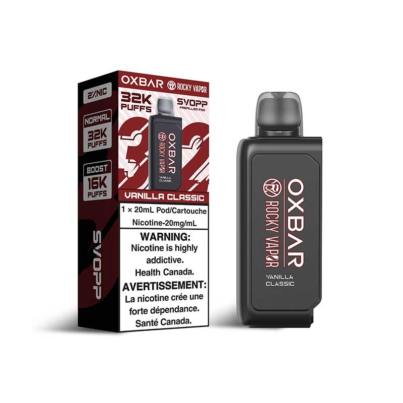 OXBAR - Svopp Rocky Vapor Oxbar [Prefilled Pods] - Vanilla Classic - Psycho Vape