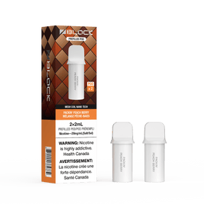 Packin Peach Berry – ZBlock 2mL Pod 2-Pack Prefilled Pod - Psycho Vape