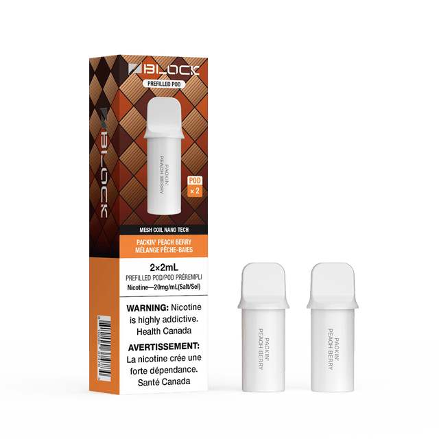 Packin Peach Berry – ZBlock 2mL Pod 2-Pack Prefilled Pod - Psycho Vape