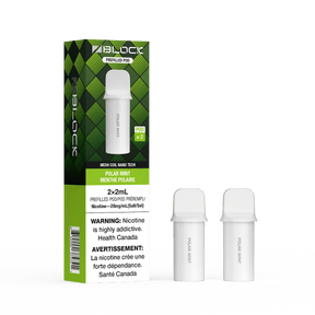 Polar Mint – ZBlock 2mL Pod 2-Pack Prefilled Pod - Psycho Vape
