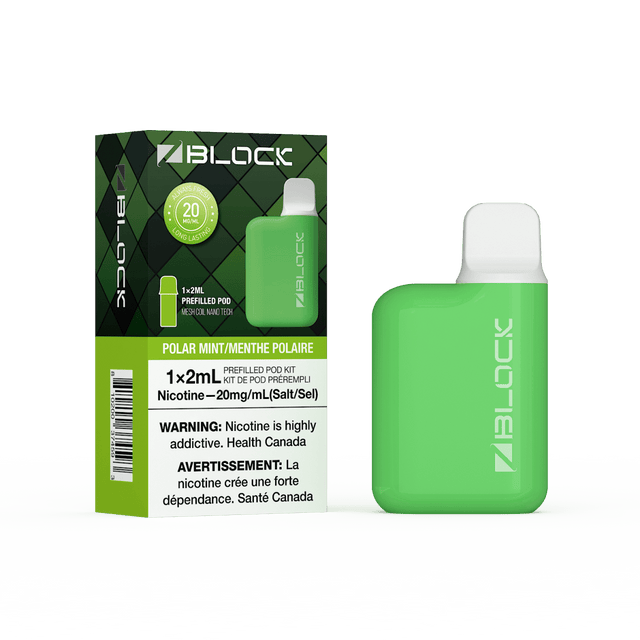 Polar Mint – ZBlock 2mL Starter Kit - Psycho Vape