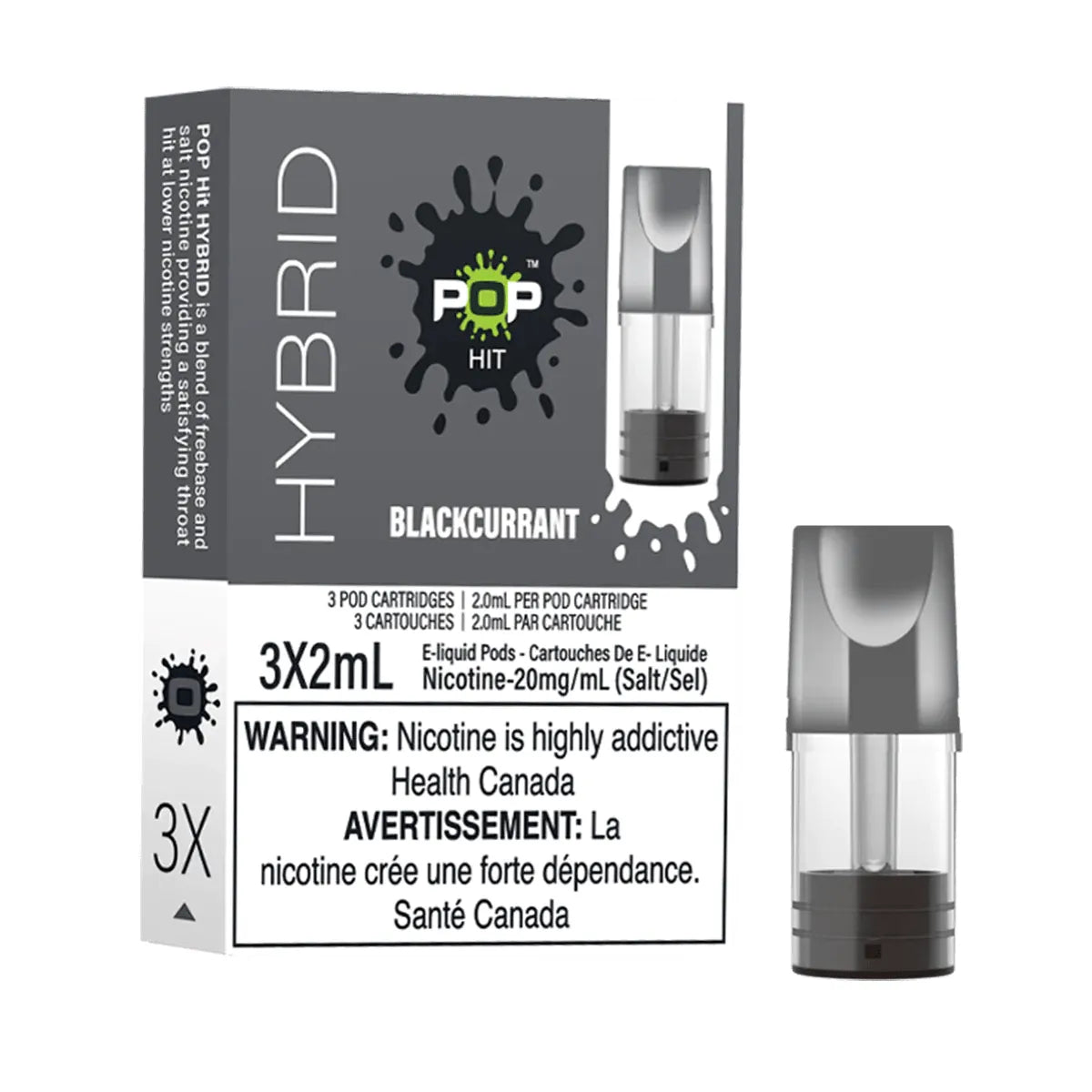 POP HIT - POP Pods - Blackcurrant - Psycho Vape