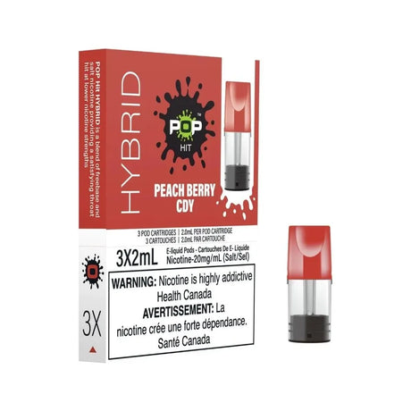 POP HIT - POP Pods - Peach Berry CDY - Psycho Vape