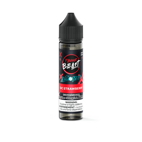 Psycho Vape - Flavour Beast E - Liquid - Sic Strawberry (ICED) - Psycho Vape