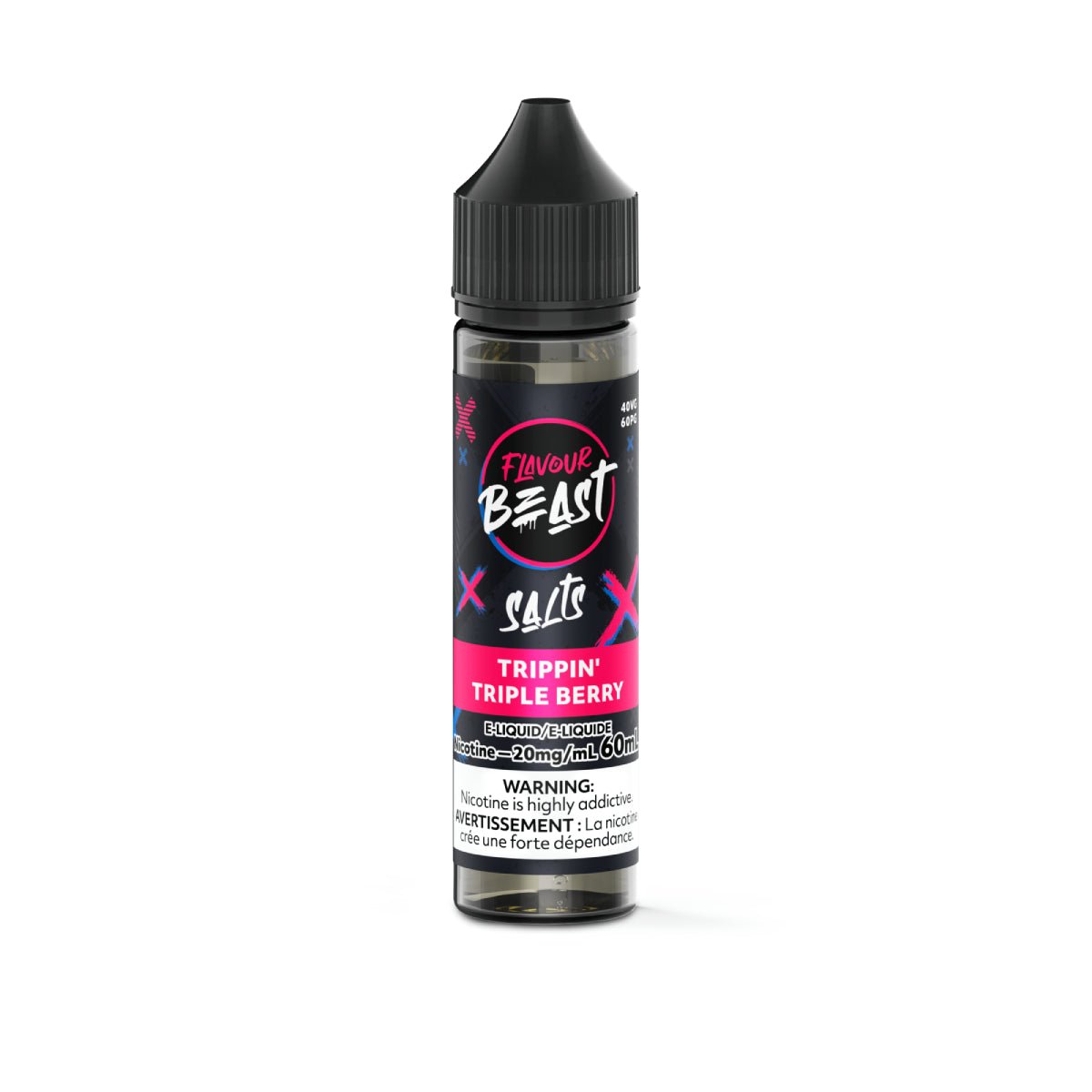 Psycho Vape - Flavour Beast E - Liquid - Trippin' Triple Berry - Psycho Vape