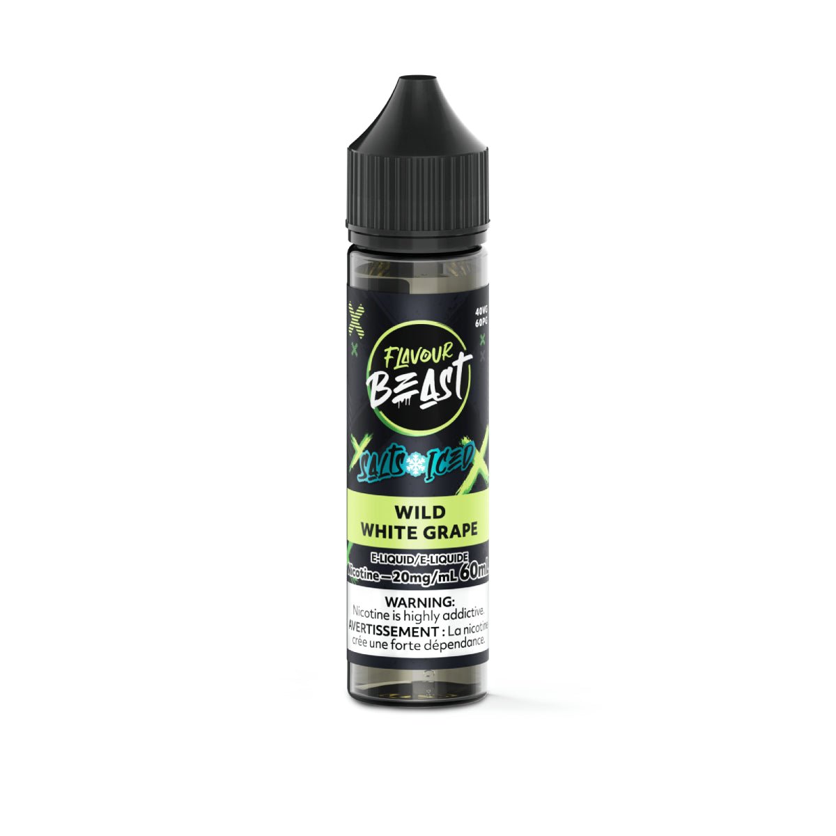 Psycho Vape - Flavour Beast E - Liquid - Wild White Grape (ICED) - Psycho Vape