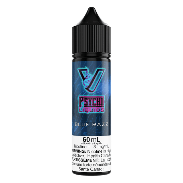 Psycho Vape - Psycho Liquids - 60mL - Blue Razz - Psycho Vape
