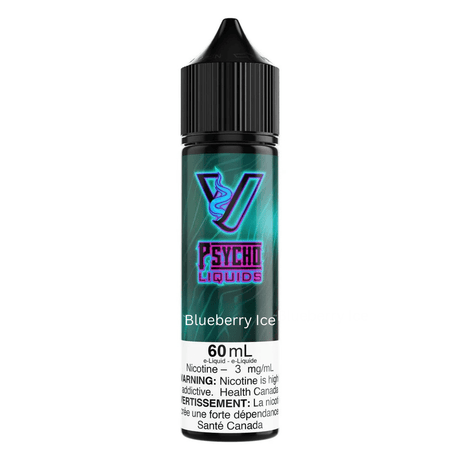 Psycho Vape - Psycho Liquids - 60mL - Blueberry Ice - Psycho Vape