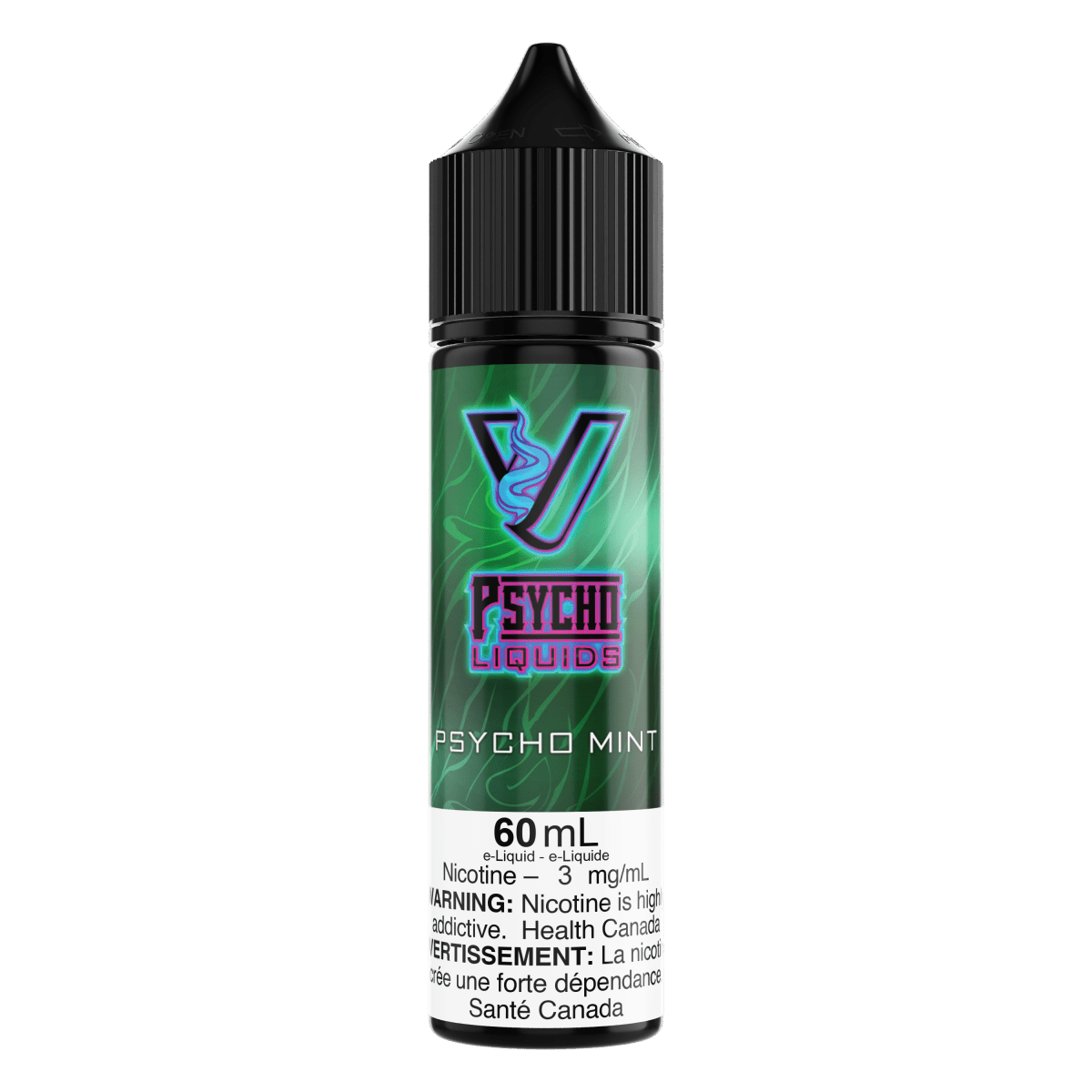Psycho Vape - Psycho Liquids - 60mL - Mint - Psycho Vape