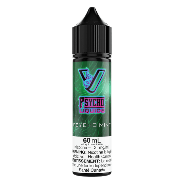 Psycho Vape - Psycho Liquids - 60mL - Mint - Psycho Vape