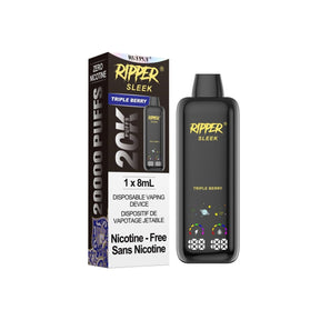Ripper SLEEK 20K 0mg - Triple Berry - Psycho Vape