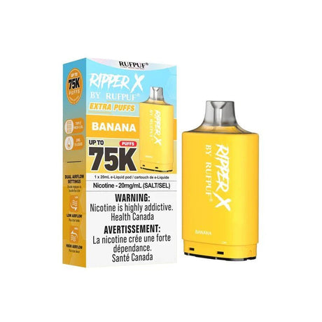 RIPPERX - Ripper X Pod by Rufpuf 75K - Banana - Psycho Vape