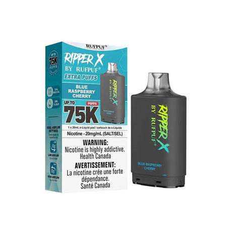 RIPPERX - Ripper X Pod by Rufpuf 75K - Blue Raspberry Cherry - Psycho Vape
