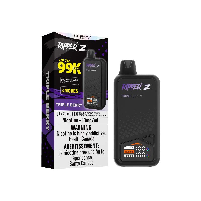 Ripper Z 10MG 99k Puffs Disposable - Triple Berry - Psycho Vape