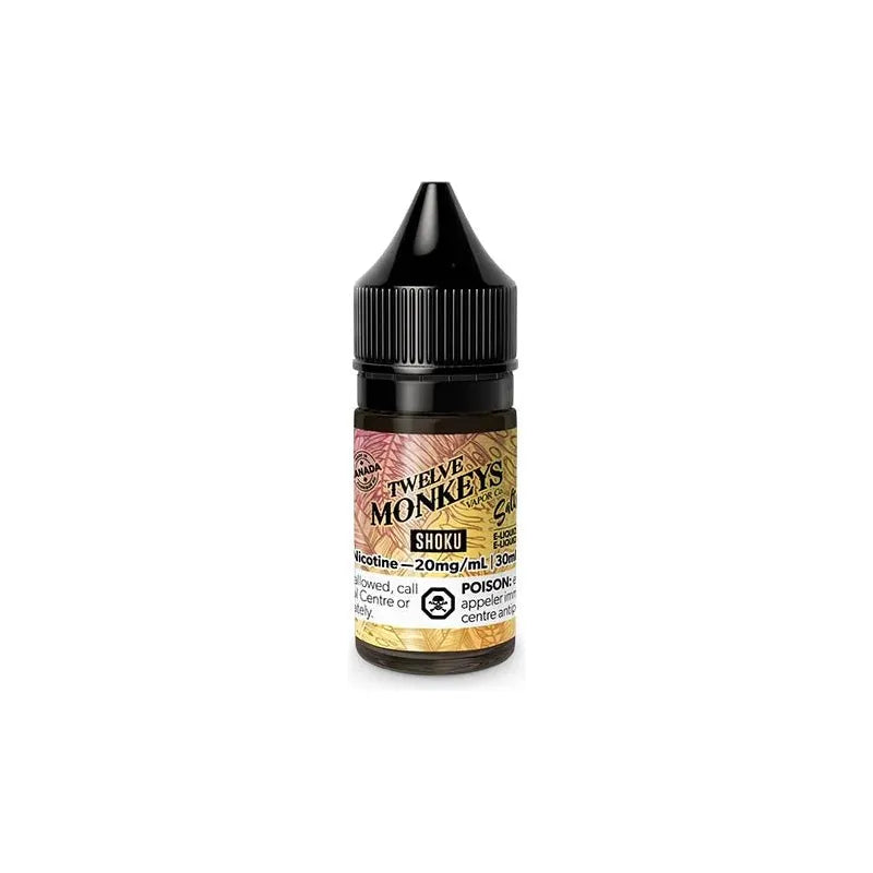 Shop Shoku Nic Salts by Twelve Monkeys E-Juice - at Vapeshop Mania