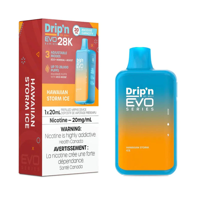 Shop Drip'n by Envi EVO Series 28k Disposable - Hawaiian Storm lce - at Vapeshop Mania