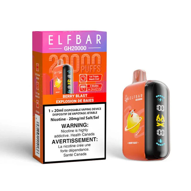 Shop ELF Bar GH20K Disposable - Berry Blast - at Vapeshop Mania