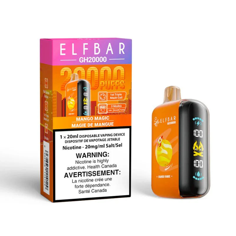 Shop ELF Bar GH20K Disposable - Mango Magic - at Vapeshop Mania