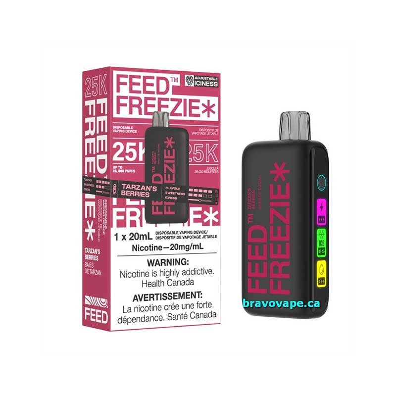 Shop FEED Freezie 25K Disposable - Tarzan's Berries - at Vapeshop Mania