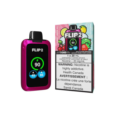 Shop Flip 2 11000 Disposable - Cherry Lemon Ice And Punch Ice - at Vapeshop Mania