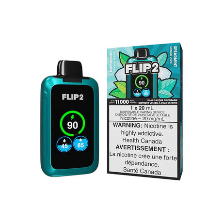 Shop Flip 2 11000 Disposable - Peppermint And Spearmint - at Vapeshop Mania