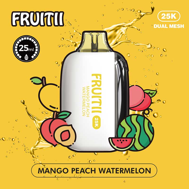 Shop Fruitii 25K Disposable - Mango Peach Watermelon - at Vapeshop Mania