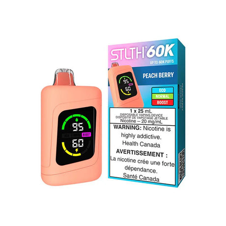 Shop STLTH 60K Disposable - Peach Berry - at Vapeshop Mania