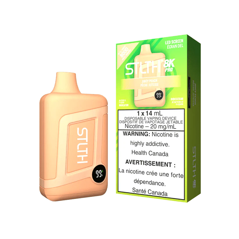 Shop STLTH 8K Pro Disposable - Juicy Peach - at Vapeshop Mania