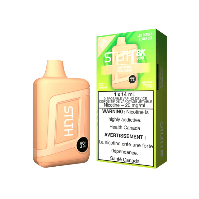 Shop STLTH 8K Pro Disposable - Juicy Peach - at Vapeshop Mania