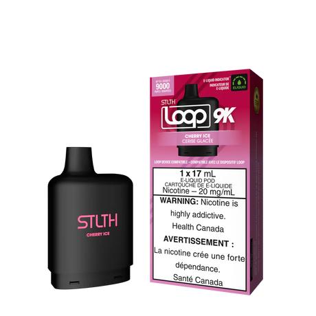 Shop STLTH LOOP 9K Pod Pack - Cherry Ice - at Vapeshop Mania