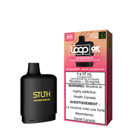 Shop STLTH LOOP 9K Pod Pack - Coconut Razz Ice - at Vapeshop Mania