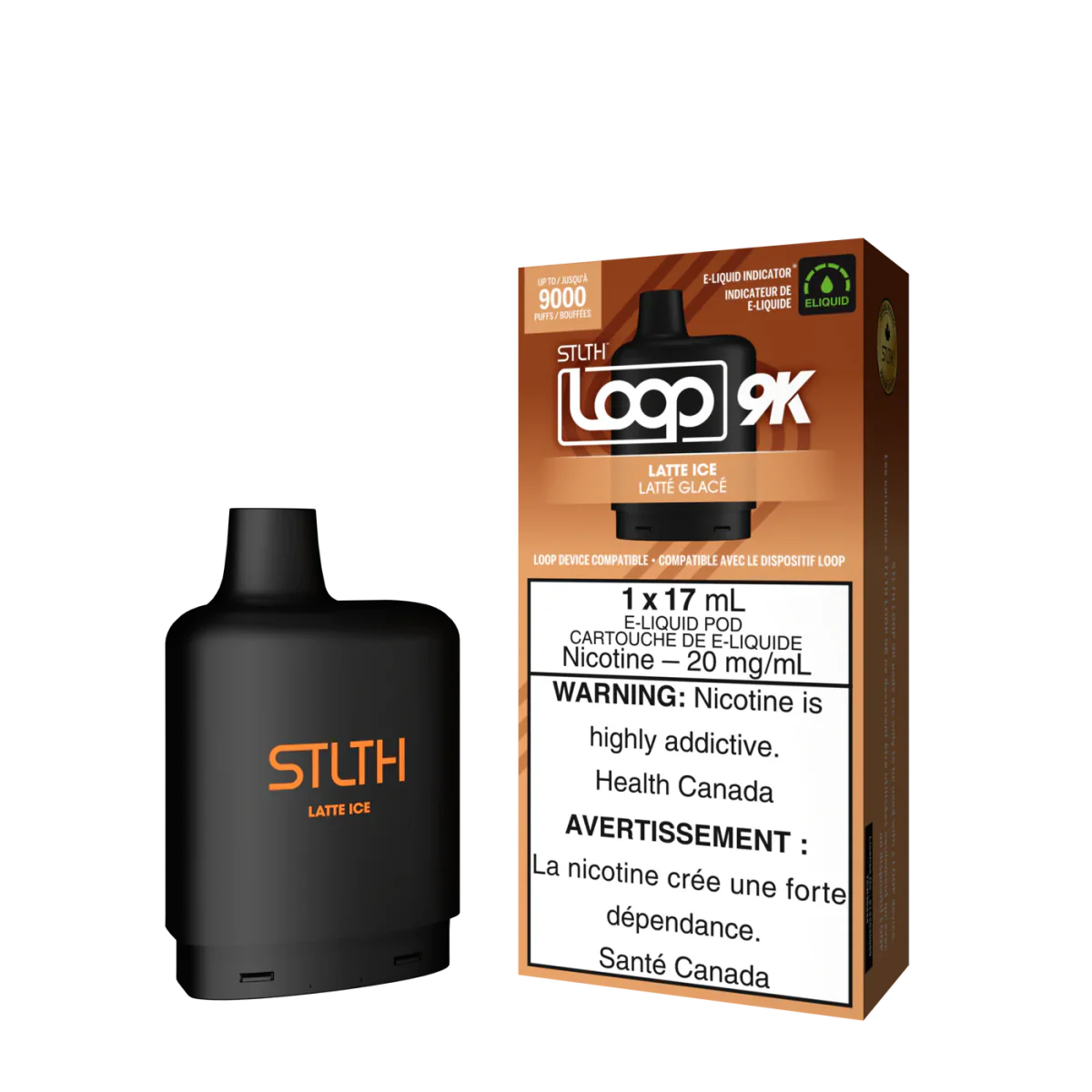 Shop STLTH LOOP 9K Pod Pack - Latte Ice - at Vapeshop Mania