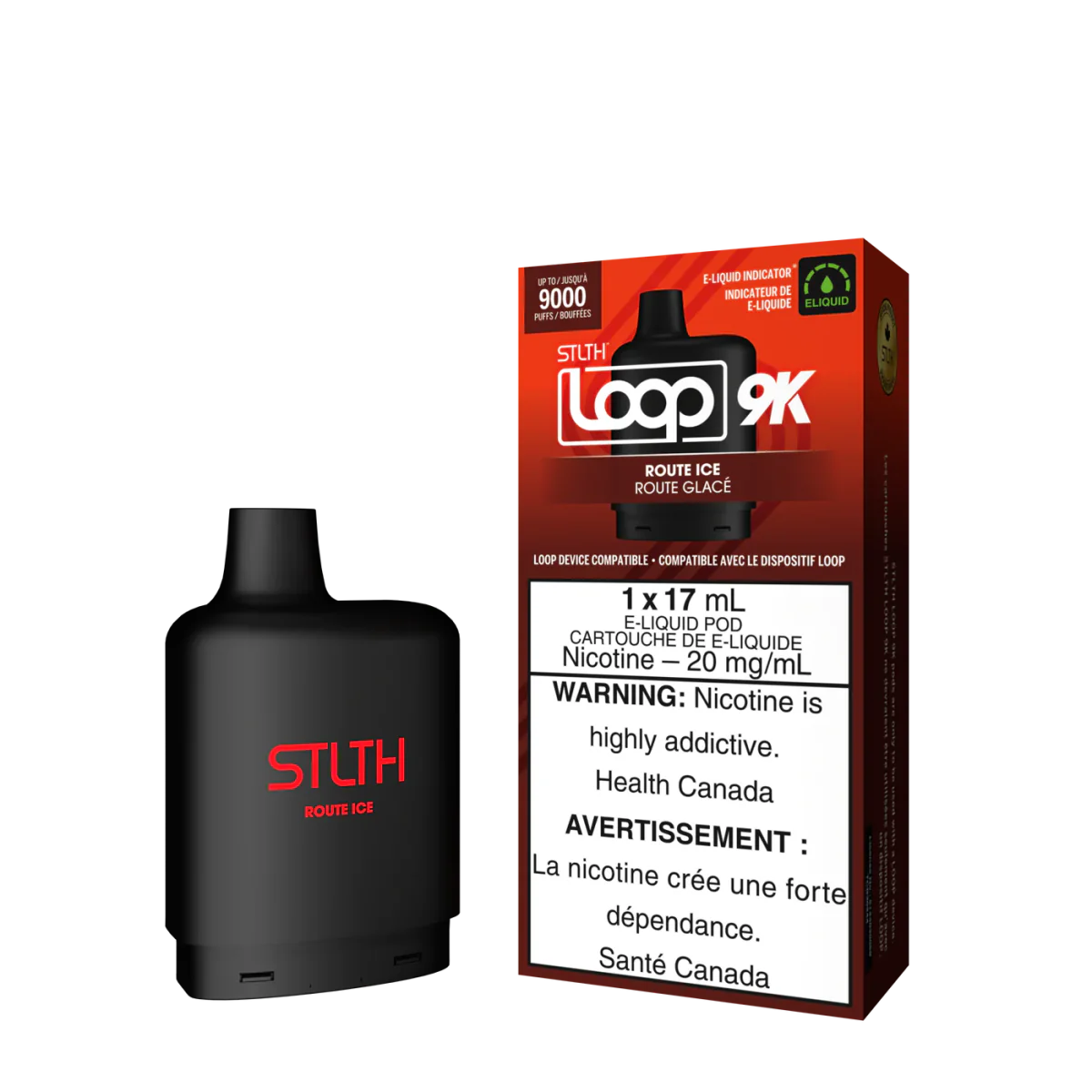 Shop STLTH LOOP 9K Pod Pack - Route Ice - at Vapeshop Mania