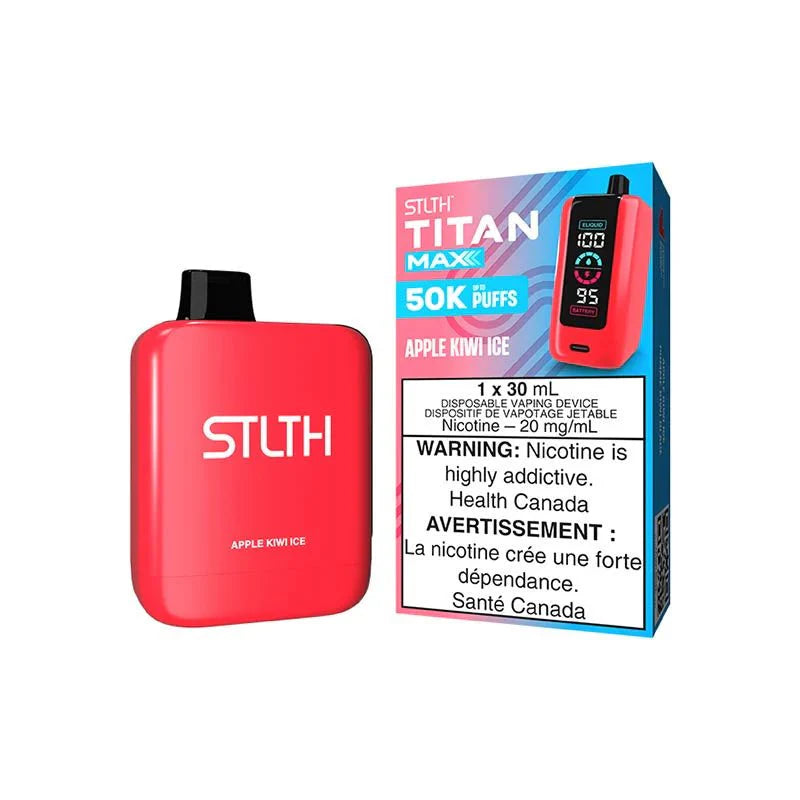 Shop STLTH Titan Max Disposable - Apple Kiwi Ice - at Vapeshop Mania