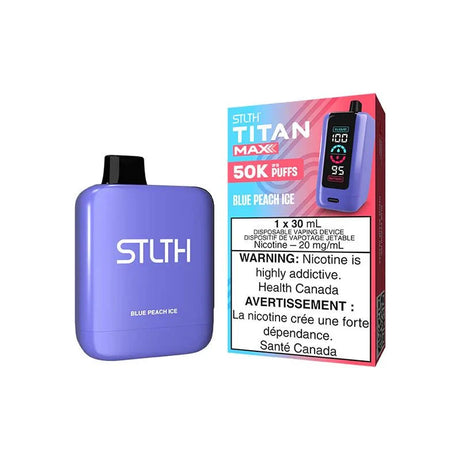 Shop STLTH Titan Max Disposable - Blue Peach Ice - at Vapeshop Mania