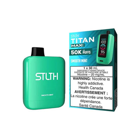 Shop STLTH Titan Max Disposable - Smooth Mint - at Vapeshop Mania