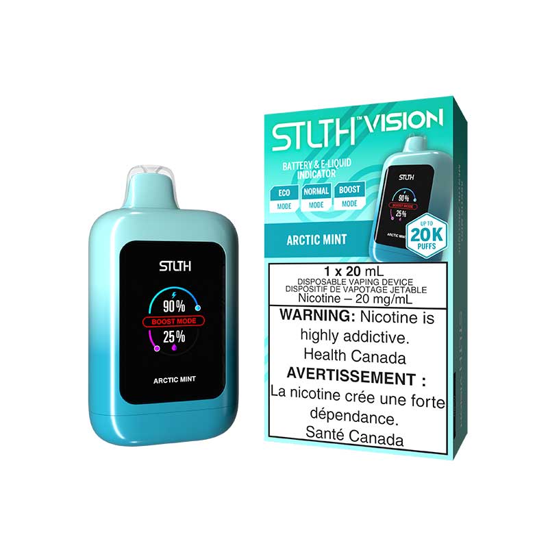 Shop STLTH Vision 20K Disposable - Arctic Mint - at Vapeshop Mania